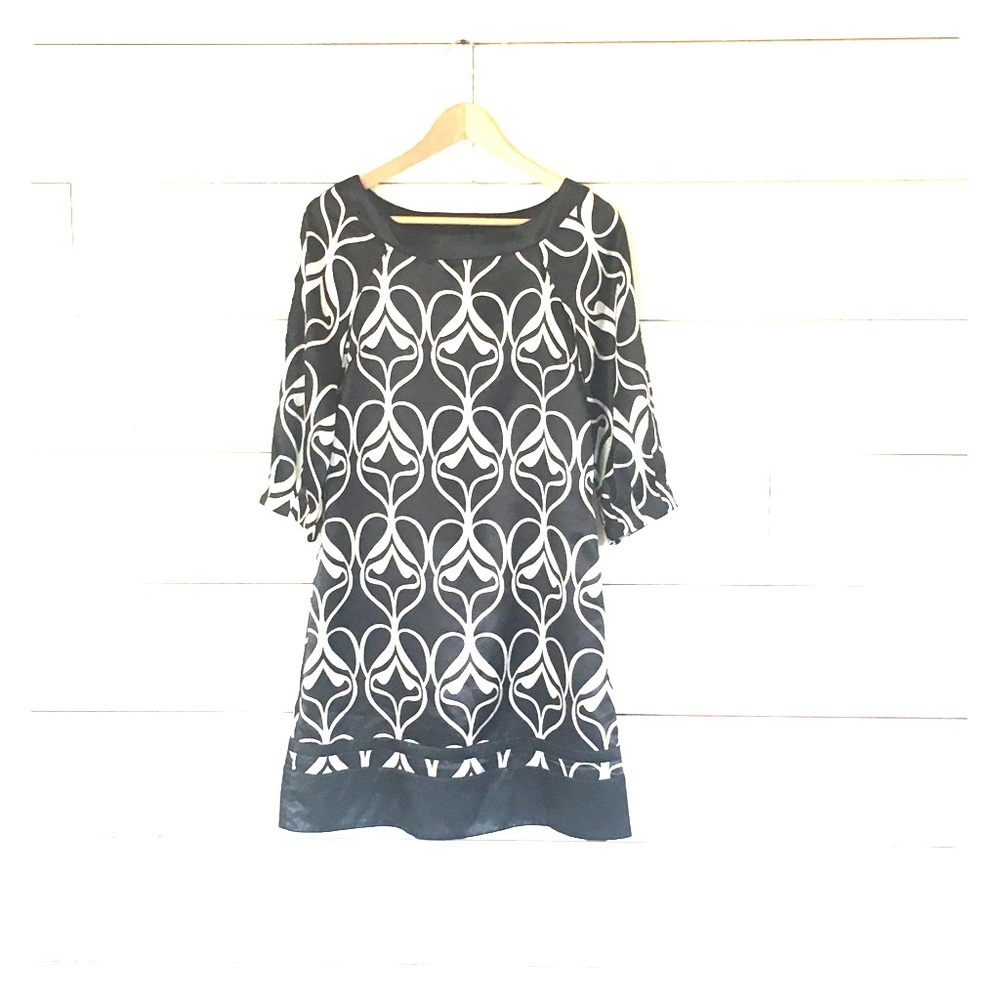 Black and white dress